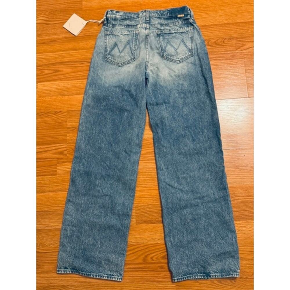 MOTHER SUPERIOR NWT THE DODGER BUTTON SNEAK JEANS WIPEOUT 25 - Picture 5 of 10